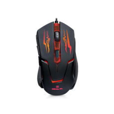  REAL-EL RM-520 Gaming (black) USB, 5 key, 1 Wheel, 2400cpi