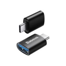  Type-C - USB Baseus ZJJQ000001 Ingenuity Series Mini OTG Adaptor Type-C to USB-A 3.1 Black