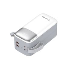   (Power Bank) ColorWay 50000 mAh Powerful (USB QC3.0 + USB-C Power Delivery 22.5W) White