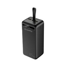   (Power Bank) ColorWay 40000 mAh Powerful (USB QC3.0 + USB-C Power Delivery 65W) Black (CW-PB400LPA4BK-PDD)