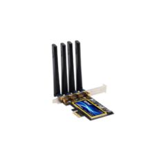   PCI-E Fenvi FV-T919 (BCM94360 Chipset), PCI-E x1, WiFi 802.11ac/a/b/g/n Dual Band 2.4Ghz-450Mbps/5Ghz-1300Mbps (1750Mbps), Bluetooth 4.0, 4 , Hacintosh