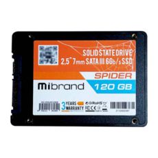  SSD SATA III 120 Gb 2.5" Wibrand Spider 7mm Standard (WI2.5SSD/SP120G)