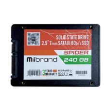  SSD SATA III 240 Gb 2.5" Wibrand Spider 7mm Standard (WI2.5SSD/SP240G)