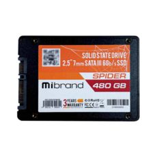  SSD SATA III 480 Gb 2.5" Wibrand Spider 480GB 2.5" 7mm SATAIII Standard (WI2.5SSD/SP480)