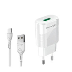   USB 220 Grand-X 5V 2,1A (CH-17WT)   Type C