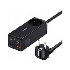   TypeC 220 Baseus PSZM000901 GaN3 Pro Desktop Powerstrip AC+2U+2C 65W EU Black (Include?Baseus Xiaobai series fast charging Cable Type-C  to Type