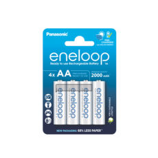  R6 Panasonic Eneloop BK-3MCDE/4CP, AA/(HR6), 2000mAh, LSD Ni-MH, Eco Blister 4, Japan