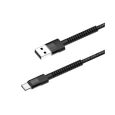  USB 2.0 Type-C - 1.0 Colorway (nylon - long head) 2.4 , (CW-CBUC063-BK)