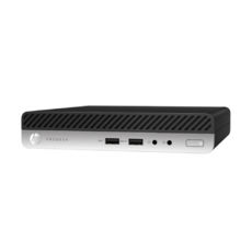   HP ProDesk 400 G4 Mini PC LGA1151 Intel Core i3-8100T 3.10 GHz  6MB 4  4  / 8 GB DDR4 (2 SLOTS) / 256 GB SSD M2.0 / Intel H270 / Intel UHD Graphics 630 / DisplayPort2 . / VGA / USB2.0/3.0 / LAN / Windows 10 Pro / Desktop Mini PC